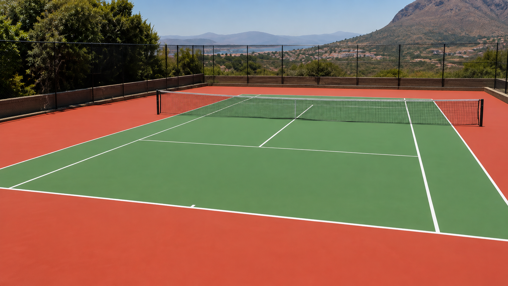 Tennisplatz, Konzeptbild